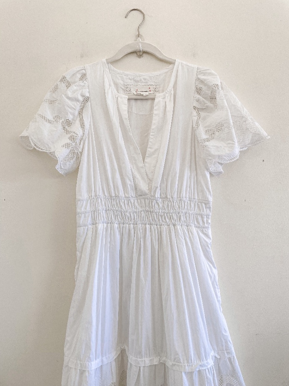 Anthropologie Somerset Maxi Dress Cutout Edition White S - Picture 4 of 10